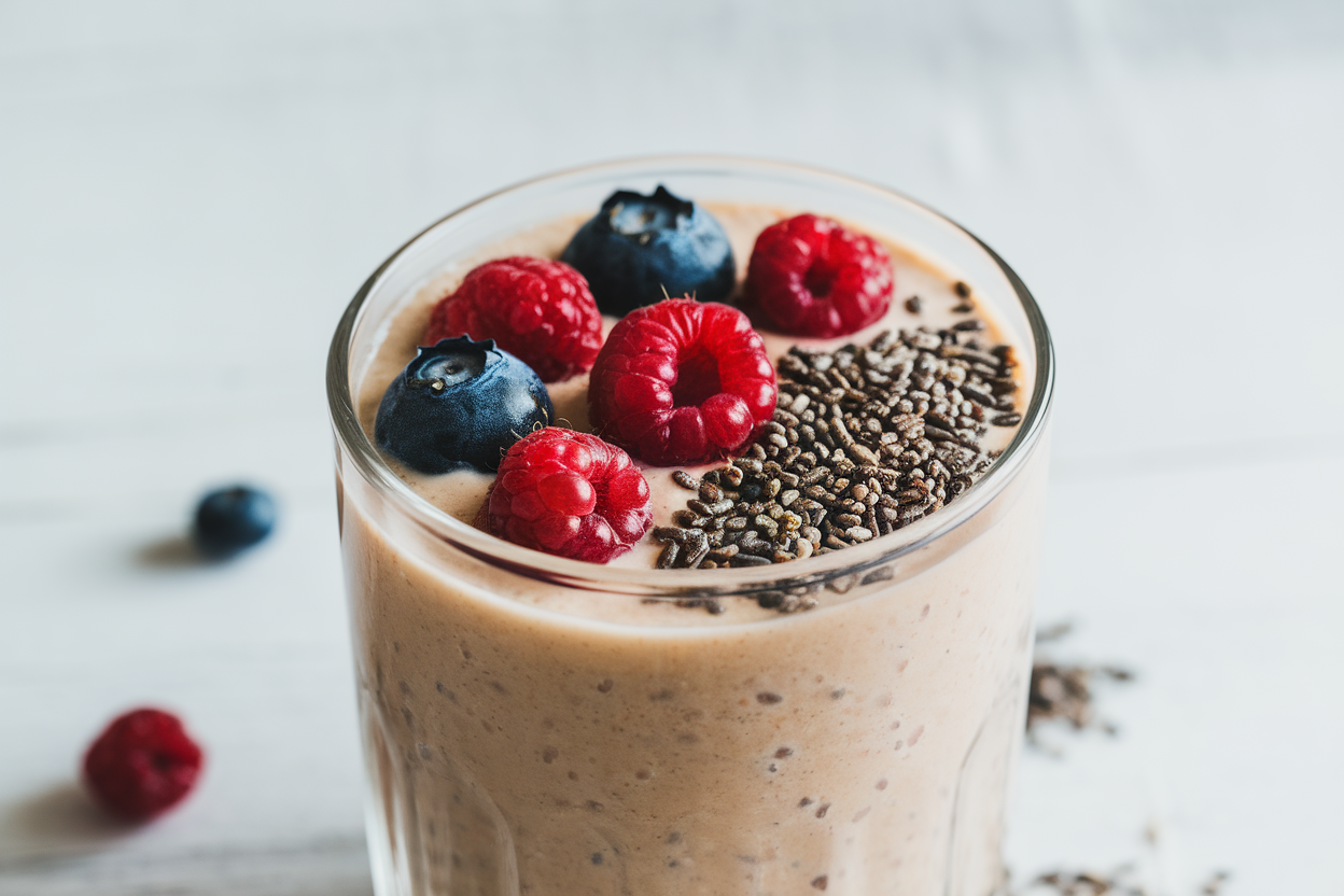 Simple Breakfast Smoothie That Works Even on Low-Energy Mornings - breakfast smoothie glass