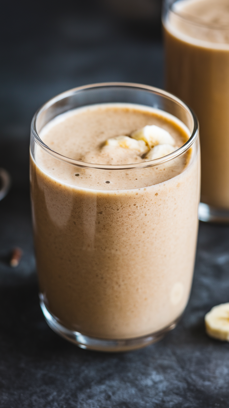 Simple Breakfast Smoothie That Works Even on Low-Energy Mornings - breakfast smoothie glass