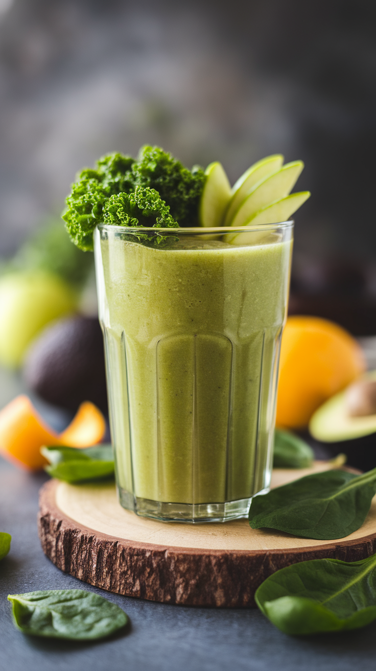 Simple Green Smoothie That Feels Fresh, Sweet, and Drinkable - green smoothie glass