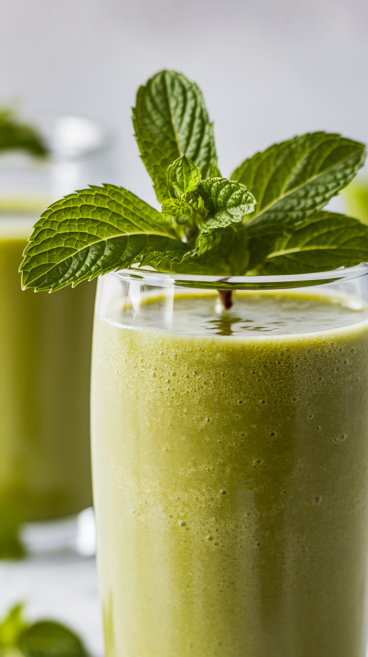 Smoothie for Bloating When Heavy Food Sounds Like Too Much - smoothie with pineapple ginger