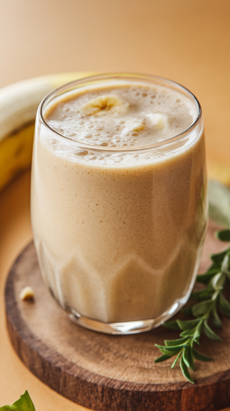 Smoothie That Tastes Like Ice Cream Without Being Over the Top - smoothie being blended