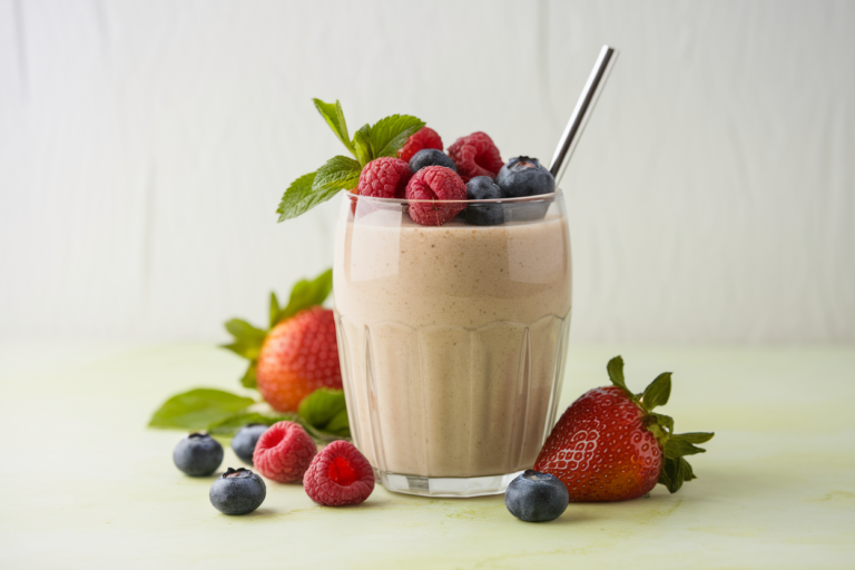 Smoothie That Tastes Like Ice Cream Without Being Over the Top - smoothie in glass