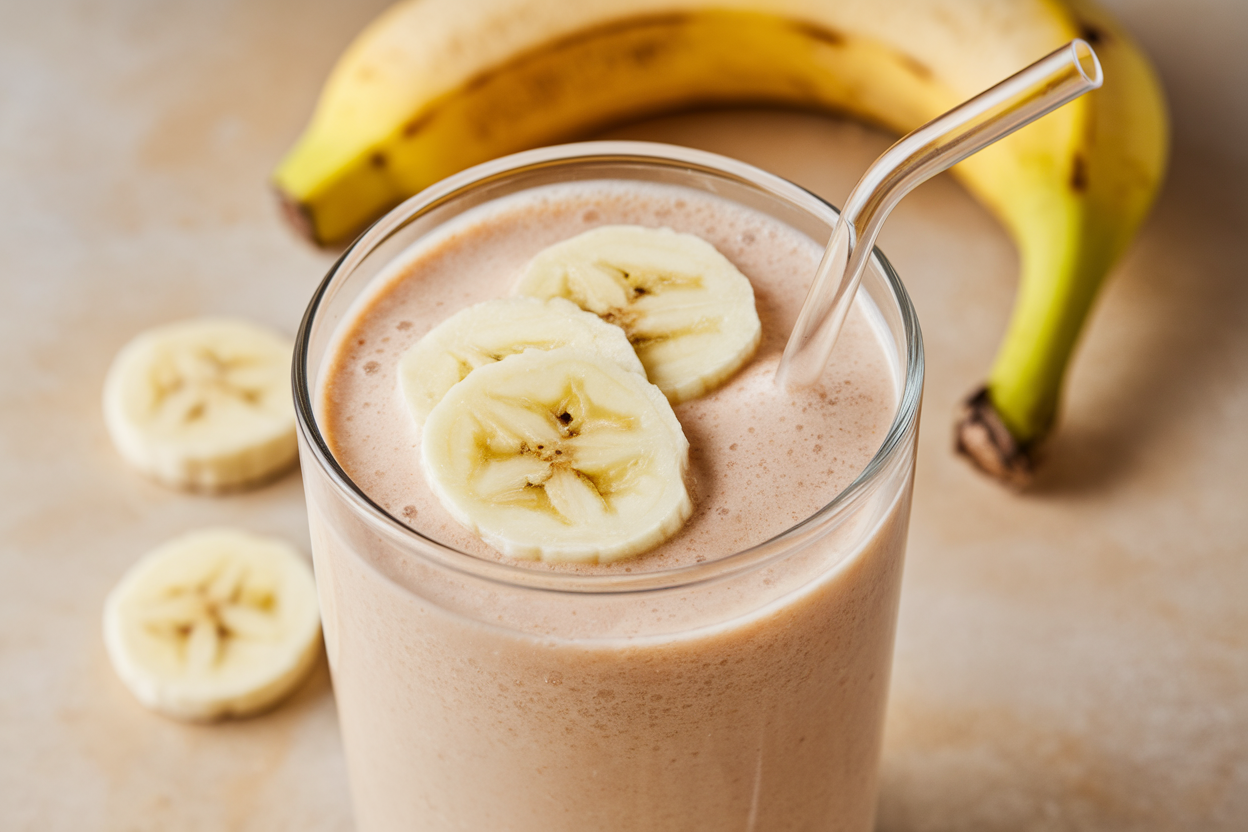 Smoothie with Almond Milk and Banana for an Easy Classic Combo - banana almond milk smoothie