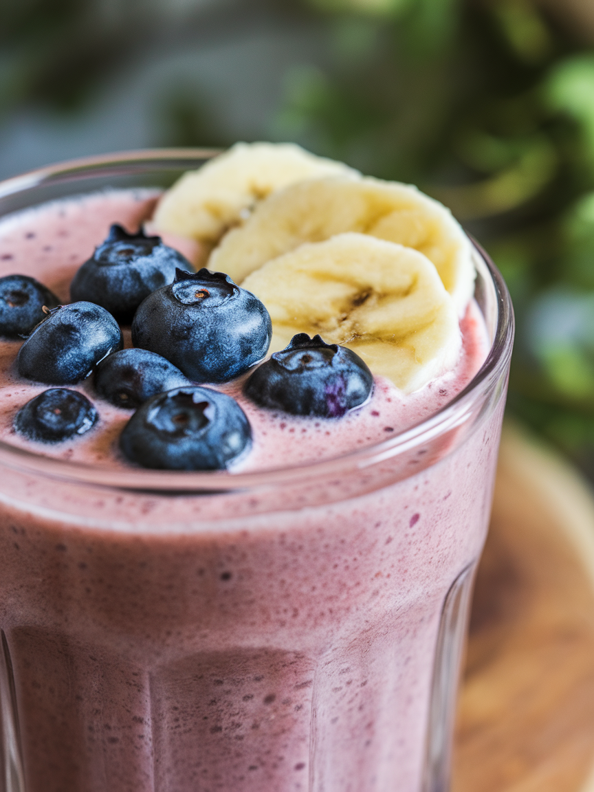 Smoothie with Oat Milk and Berries for a Creamy Everyday Favorite - berry smoothie pouring