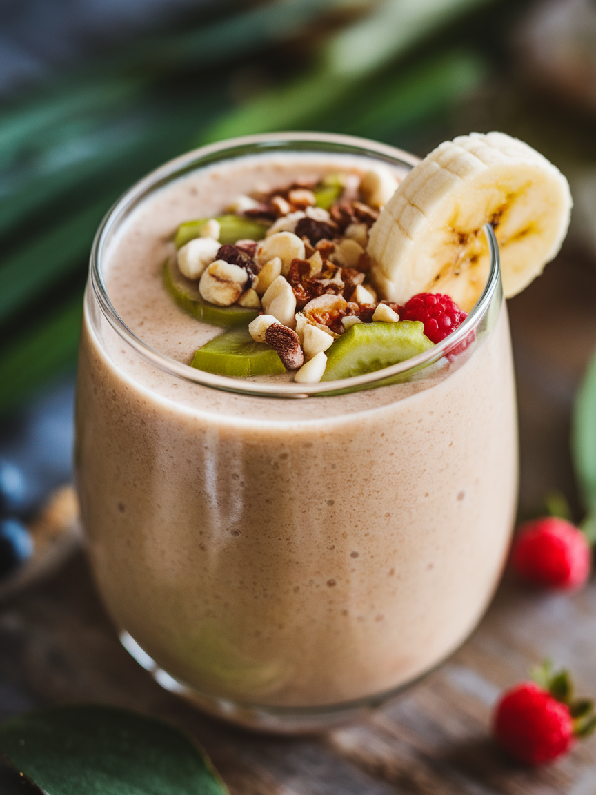 Smoothie Without Milk and Yogurt That Still Comes Out Creamy - smoothie with berries