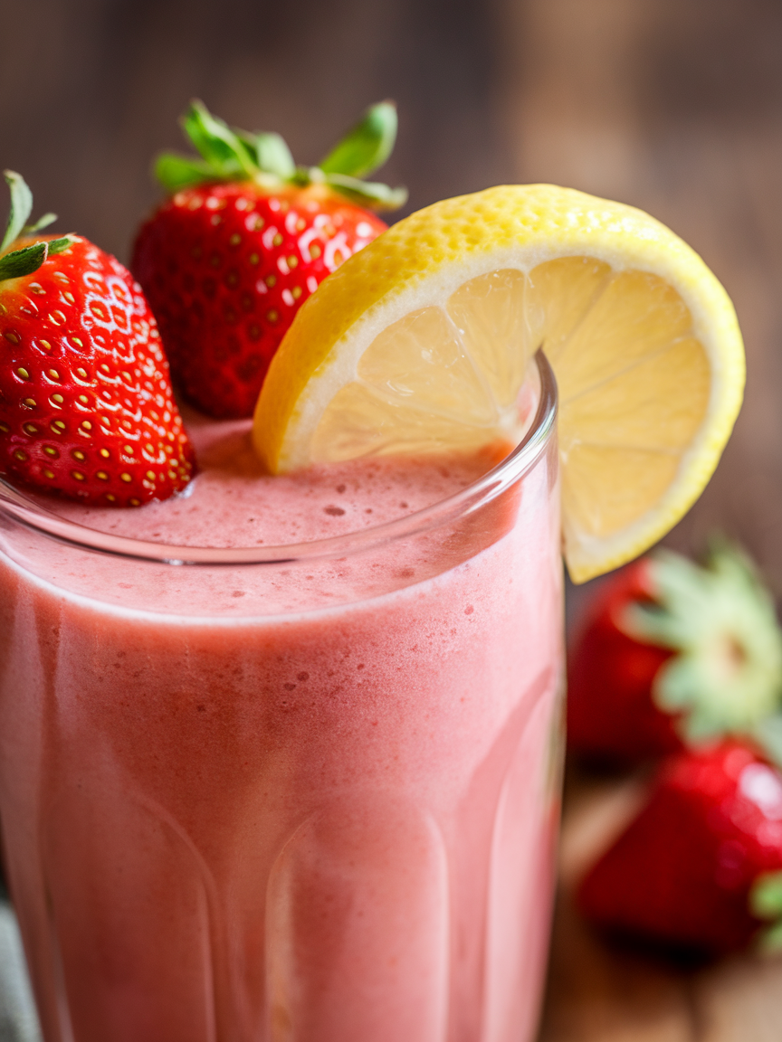 Strawberry Lemonade Smoothie for the Ultimate Summer Refreshment - strawberry lemonade smoothie ingredients