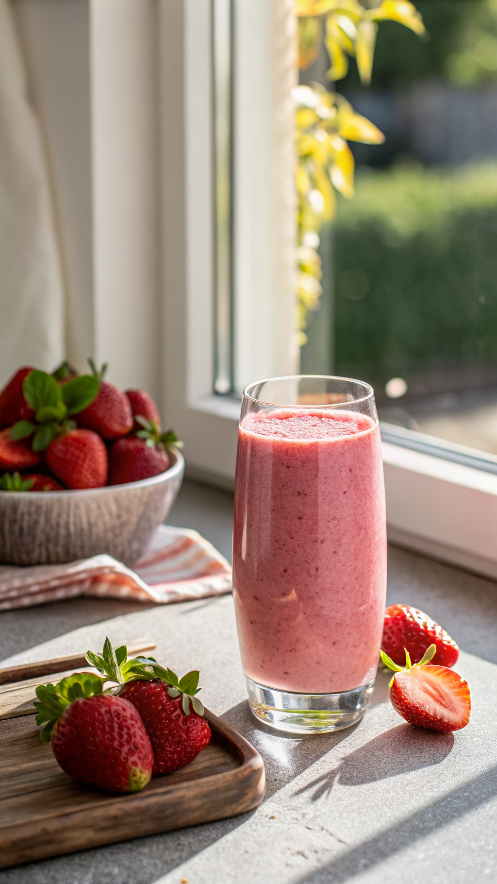 Strawberry Protein Smoothie Recipe That’s Creamy, Fresh, and Filling - strawberry protein smoothie
