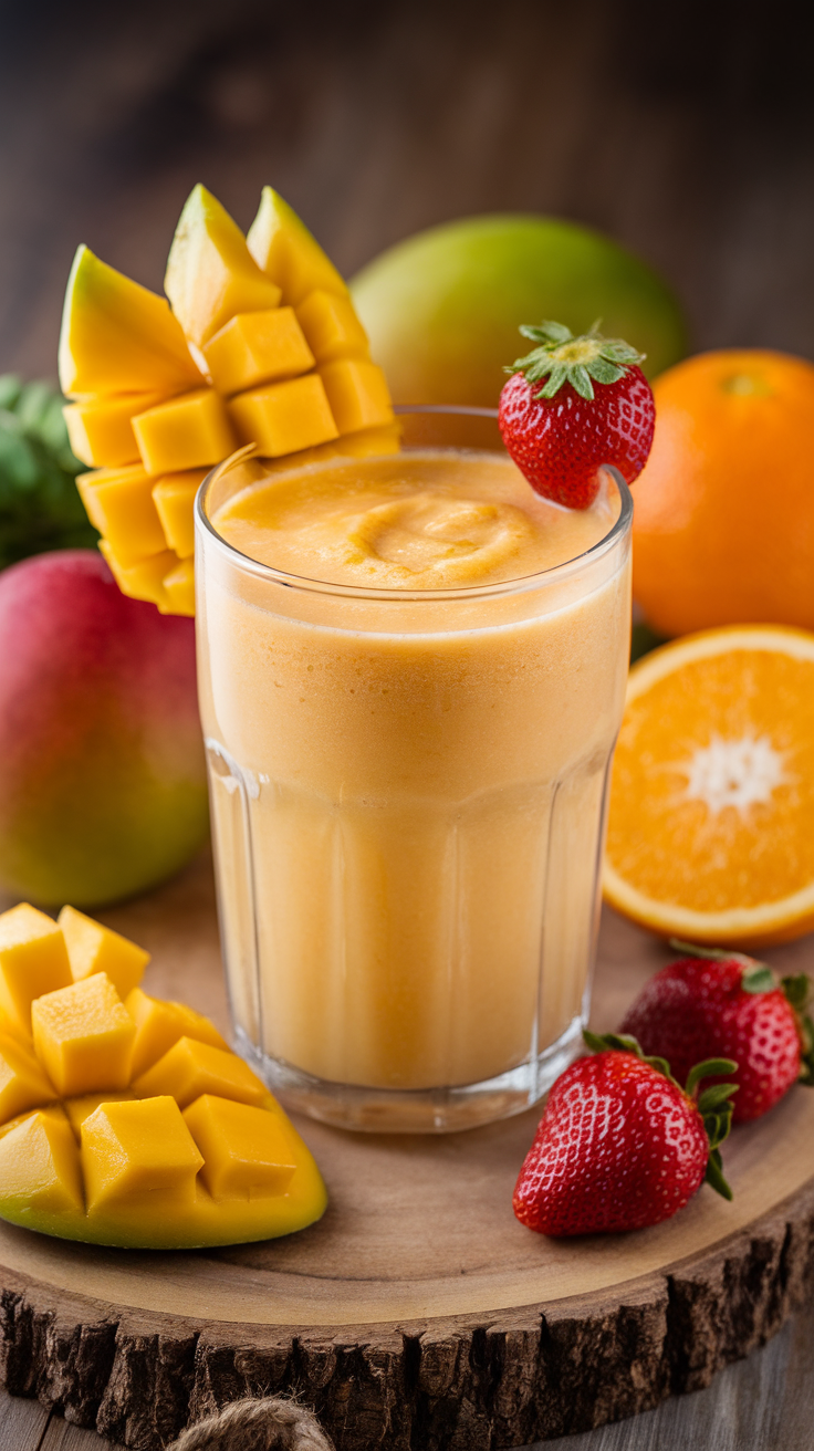 Summer Fruit Smoothie That Feels Almost Too Easy to Be This Good - summer fruit smoothie