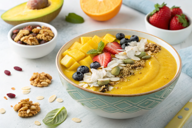 Tropical Smoothie Bowl That Feels Like a Cafe Order - smoothie bowl toppings