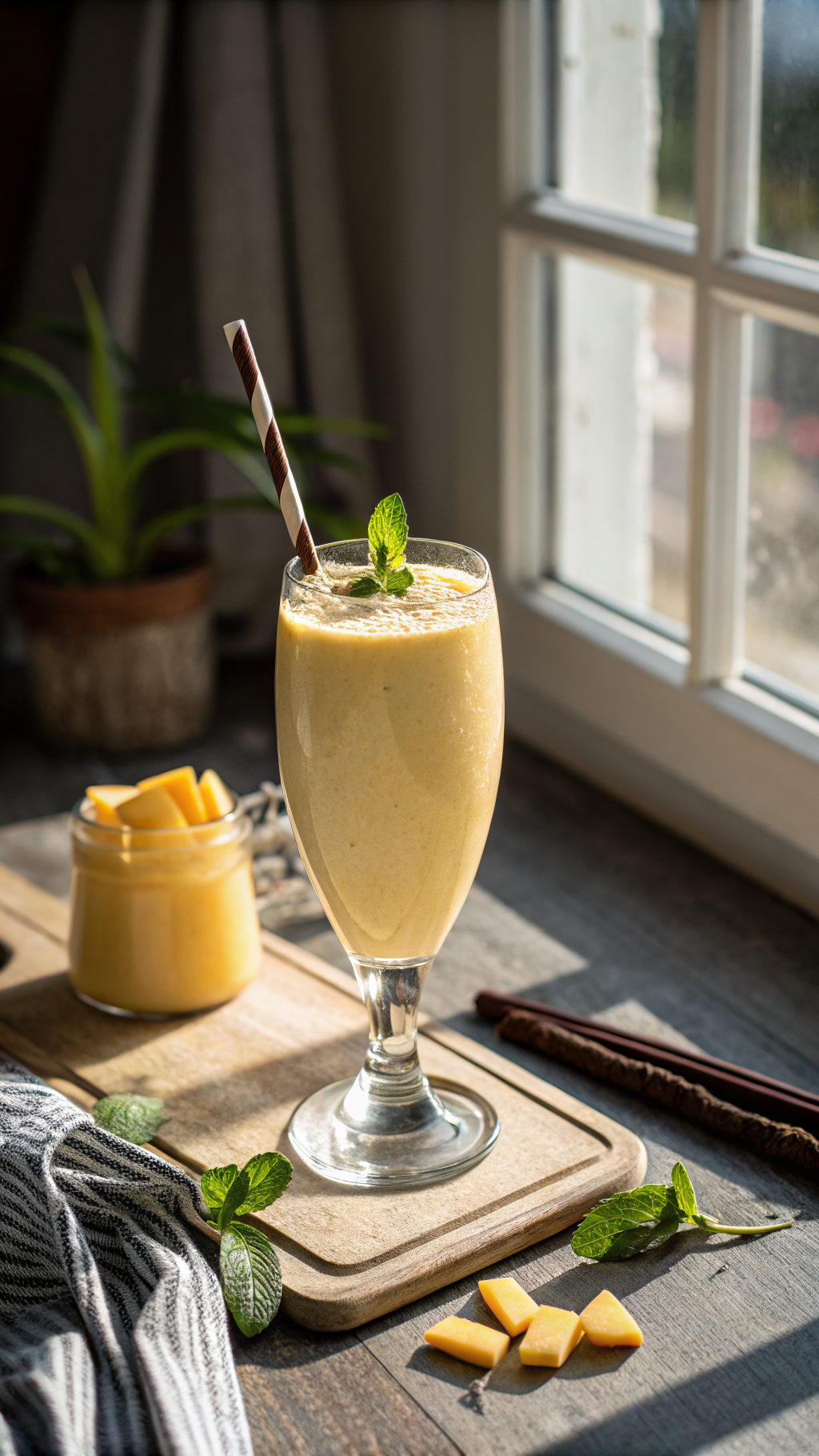 Vanilla Protein Smoothie Recipe for a Simple Go-To Breakfast - vanilla protein smoothie glass