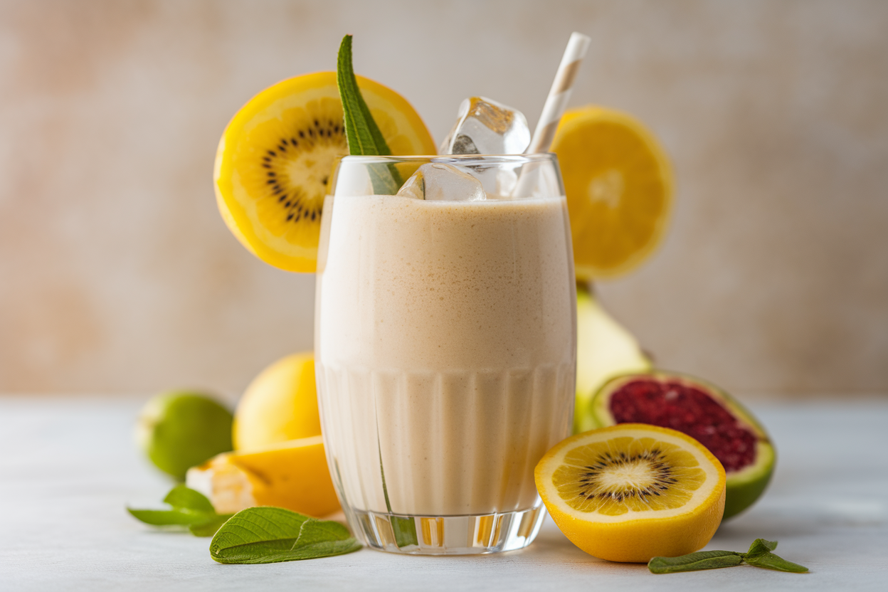 Vanilla Smoothie That Feels Simple but Still Worth Making - vanilla smoothie glass