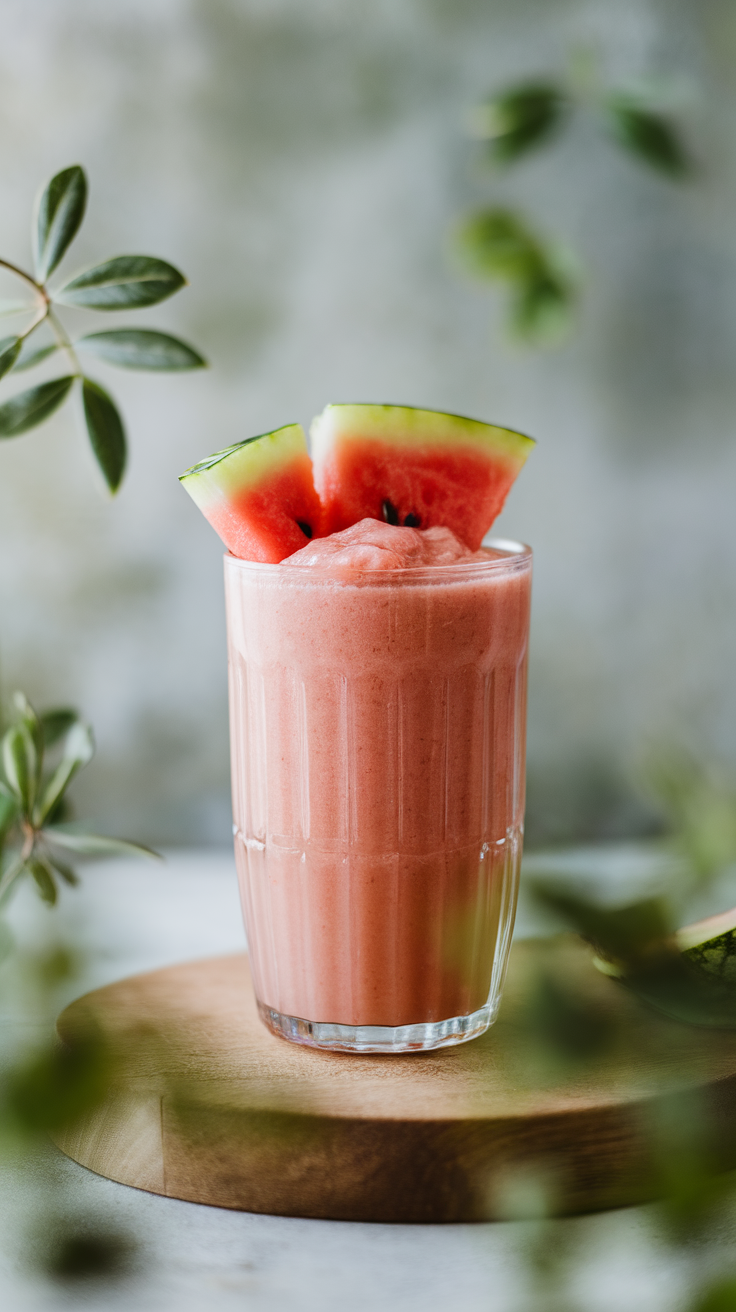 Watermelon Smoothie That Feels Like Peak Summer in a Glass - watermelon smoothie ingredients
