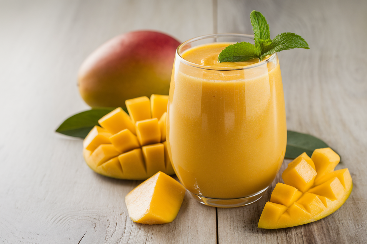5-Minute Mango Smoothie - img featured