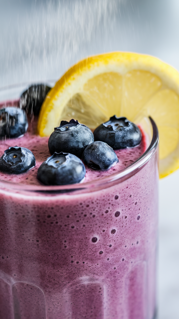 Blueberry Lemon Smoothie That’s Fresh, Creamy, and Bright - blueberry lemon smoothie ingredients