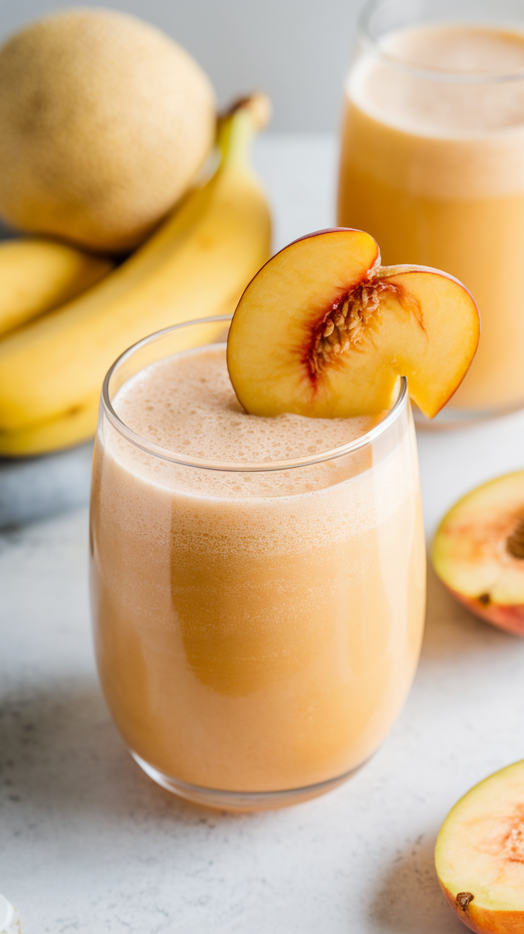 Cantaloupe Banana Smoothie for a Soft, Sweet Summer Morning - cantaloupe banana smoothie