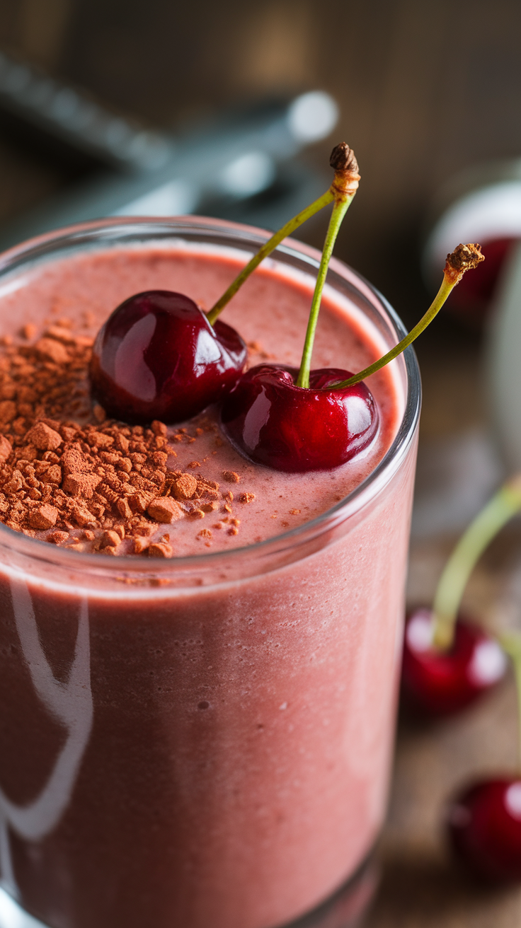 Cherry Almond Smoothie That Tastes Like a Cherry Bakewell Treat - cherry almond smoothie ingredients