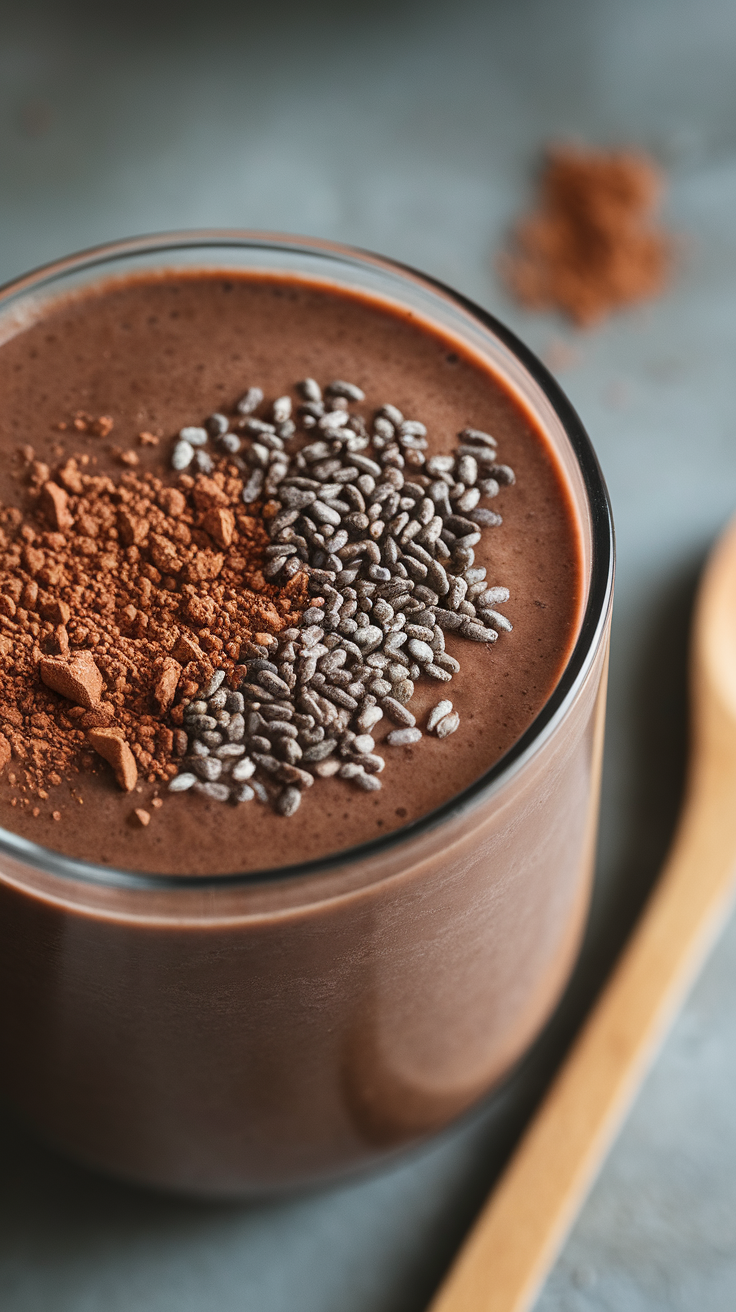 Chocolate Zucchini Smoothie That Sneaks in Veggies Beautifully - chocolate zucchini smoothie