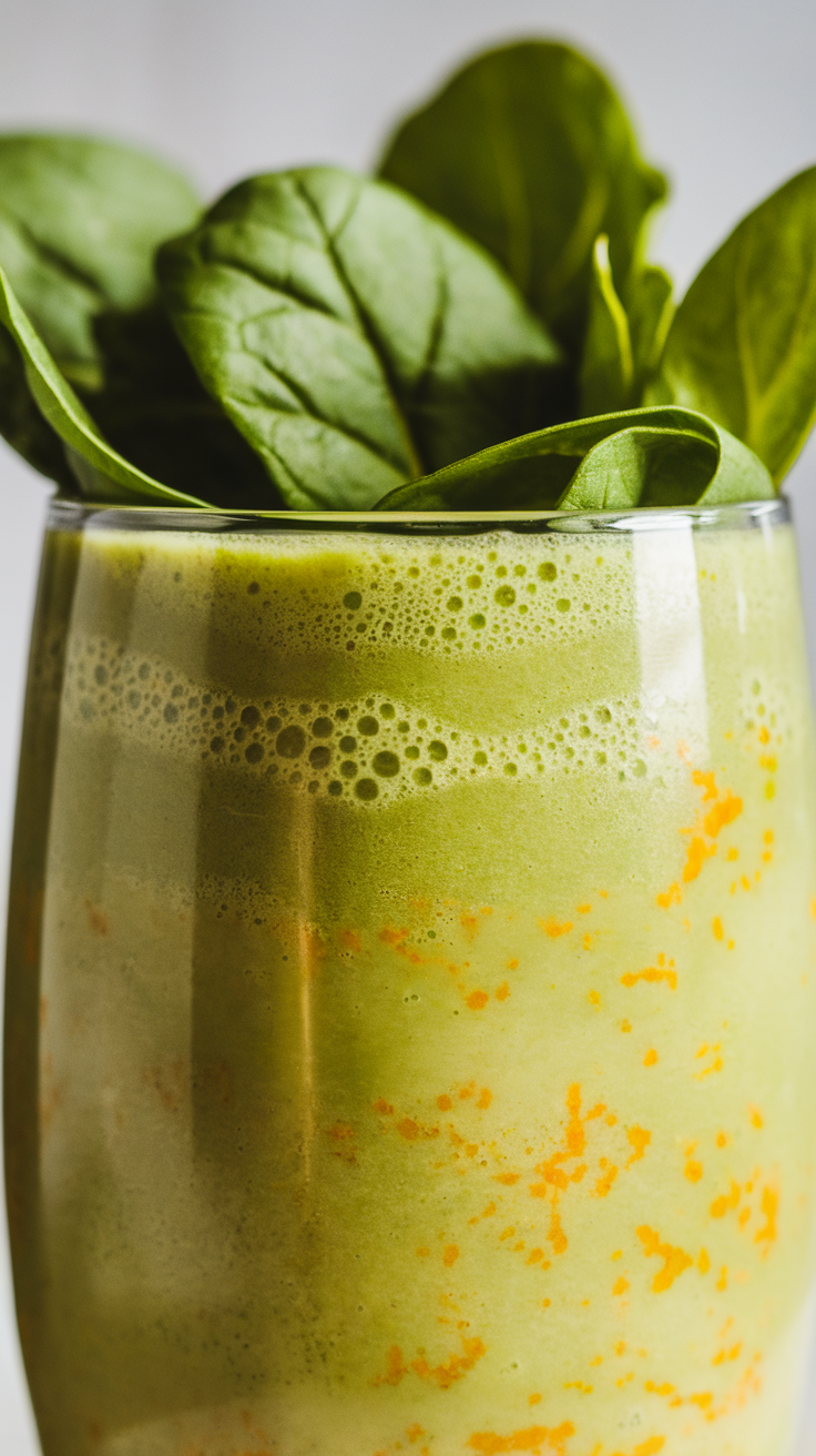 Frozen Pineapple Spinach Smoothie That’s Sweet, Green, and Beachy - pineapple spinach smoothie bowl