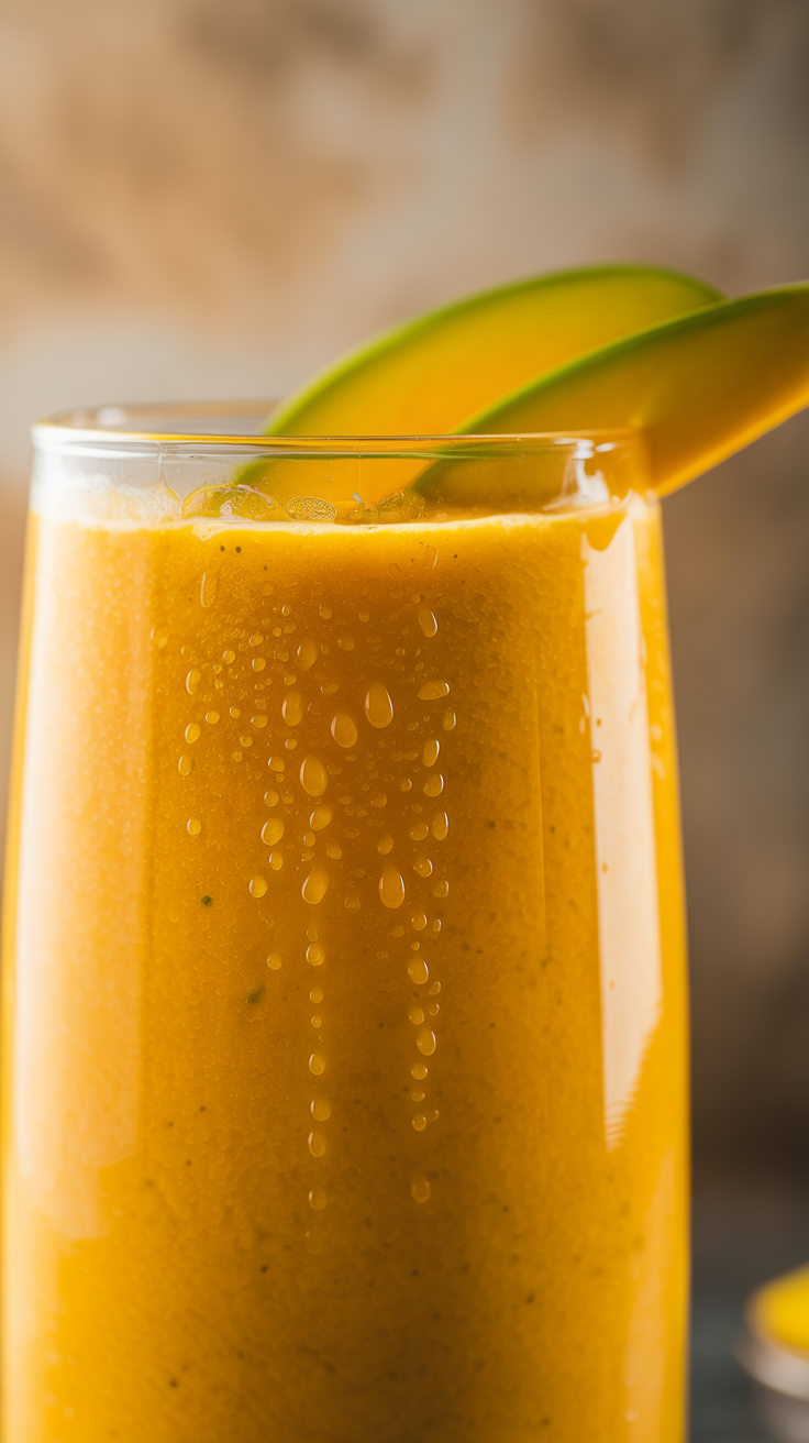 Healthy Mango Smoothie for Breakfast - mango smoothie ingredients