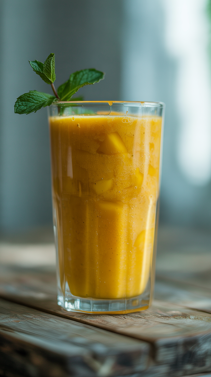 Indian Mango Smoothie - mango smoothie blender