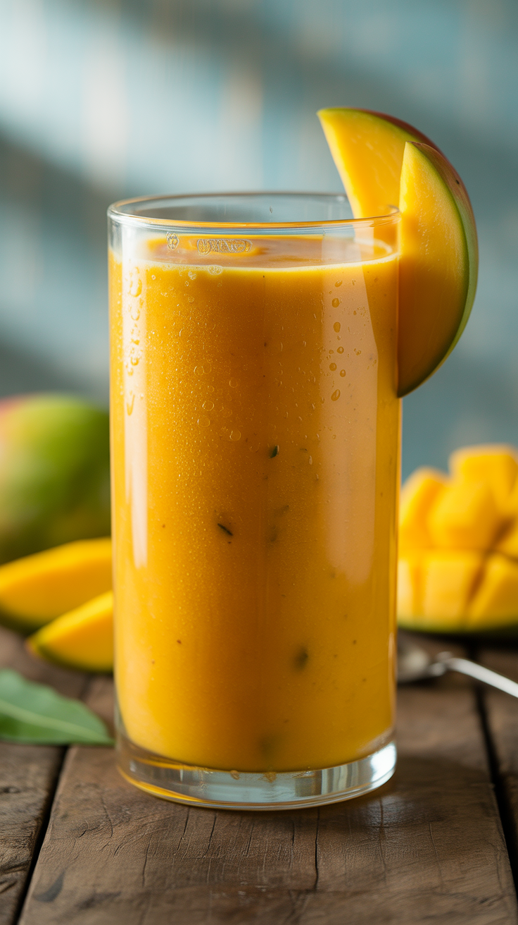 Low Calorie Mango Smoothie - mango smoothie ingredients