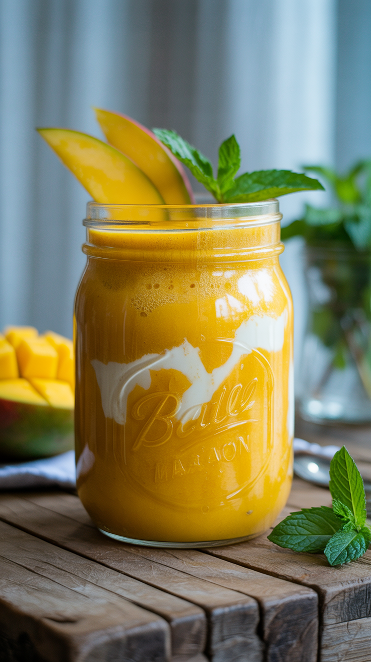 Mango Breakfast Smoothie - mango breakfast smoothie