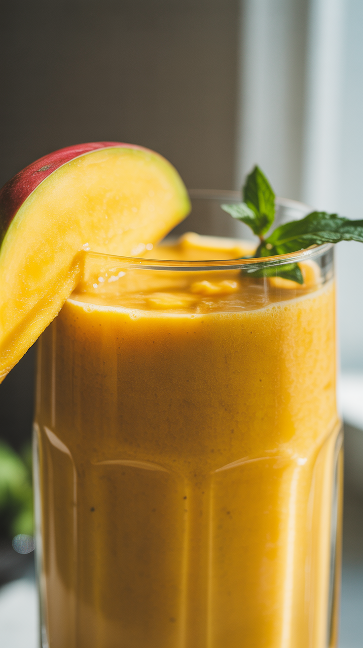 Mango Breakfast Smoothie - mango breakfast smoothie