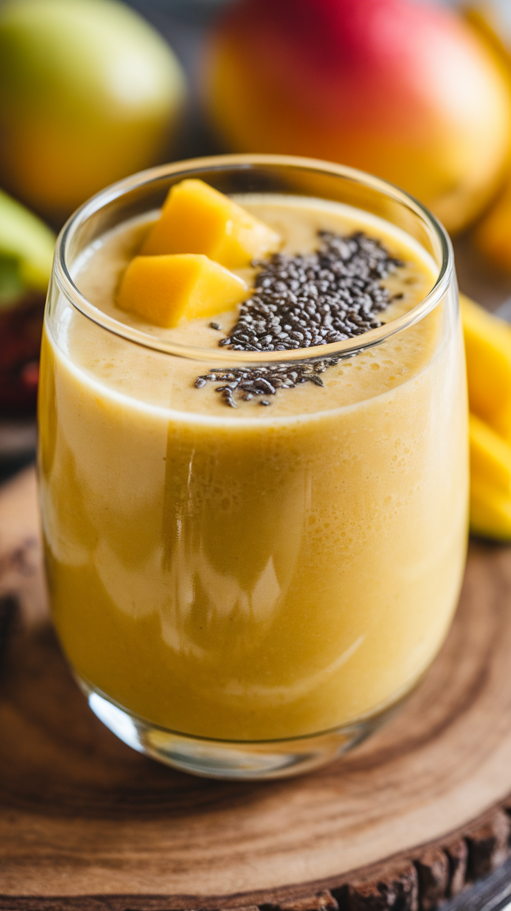Mango Passionfruit Smoothie for a Vacation-in-a-Glass Moment - mango passionfruit smoothie blender