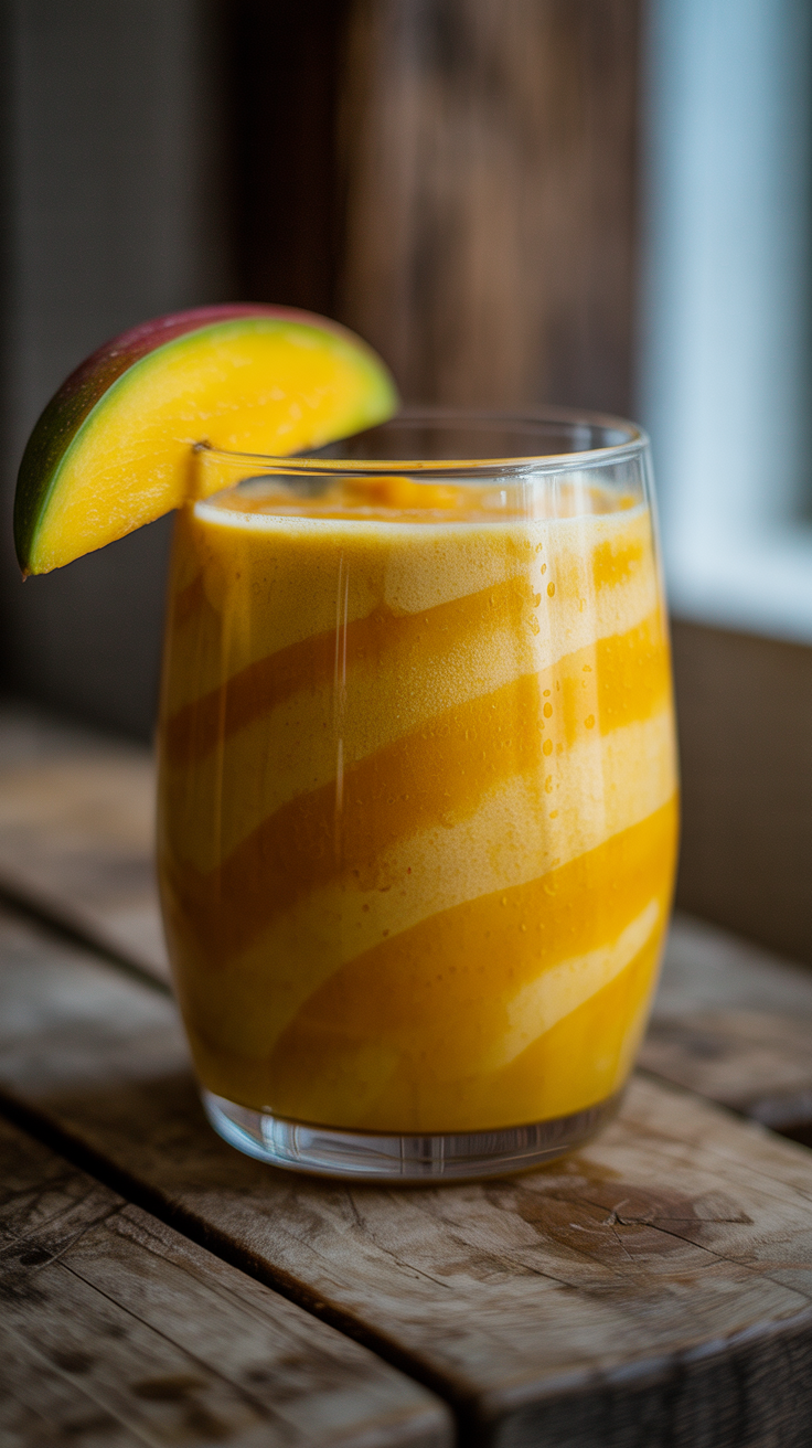 Mango Smoothie with Honey - mango smoothie blender