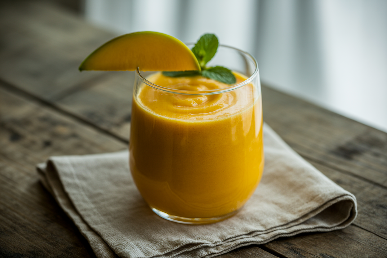 Mango Smoothie with Kefir - mango smoothie with kefir