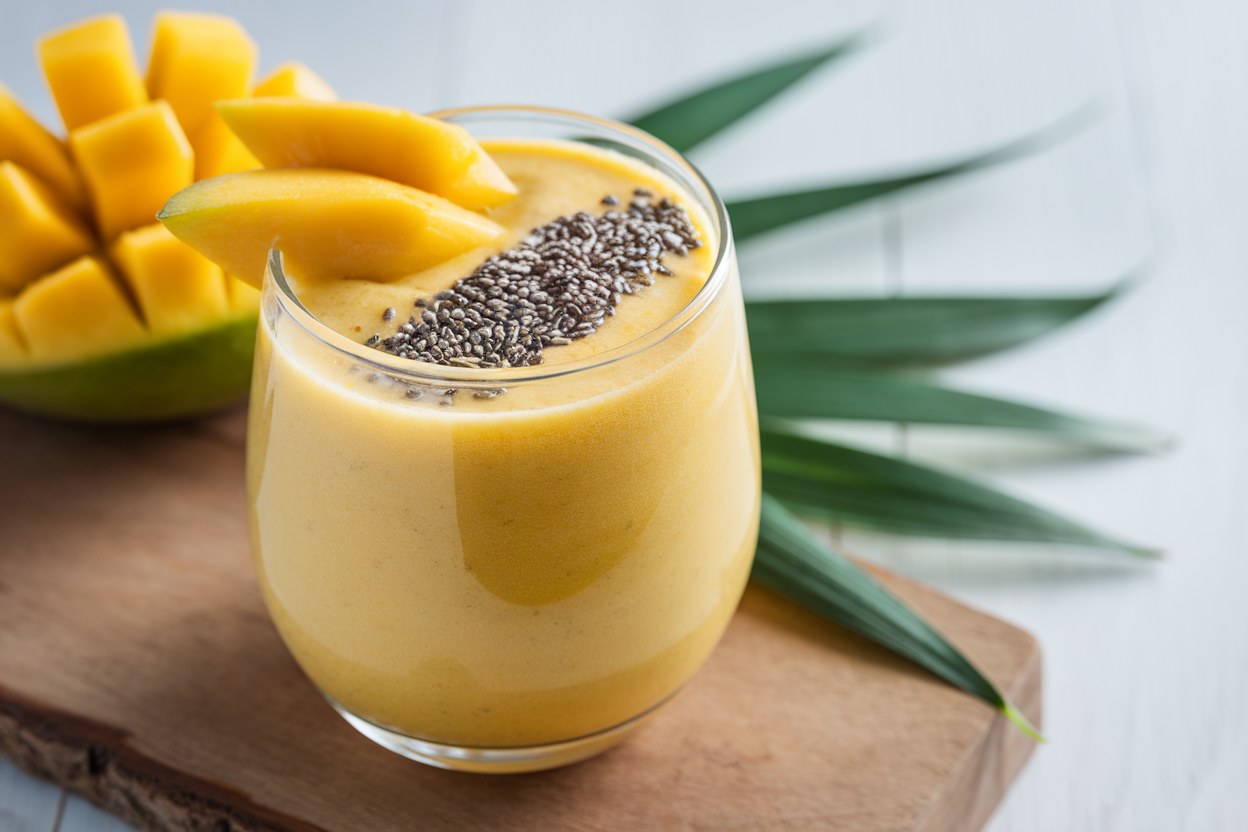 Mango Smoothie with Milk - img featured