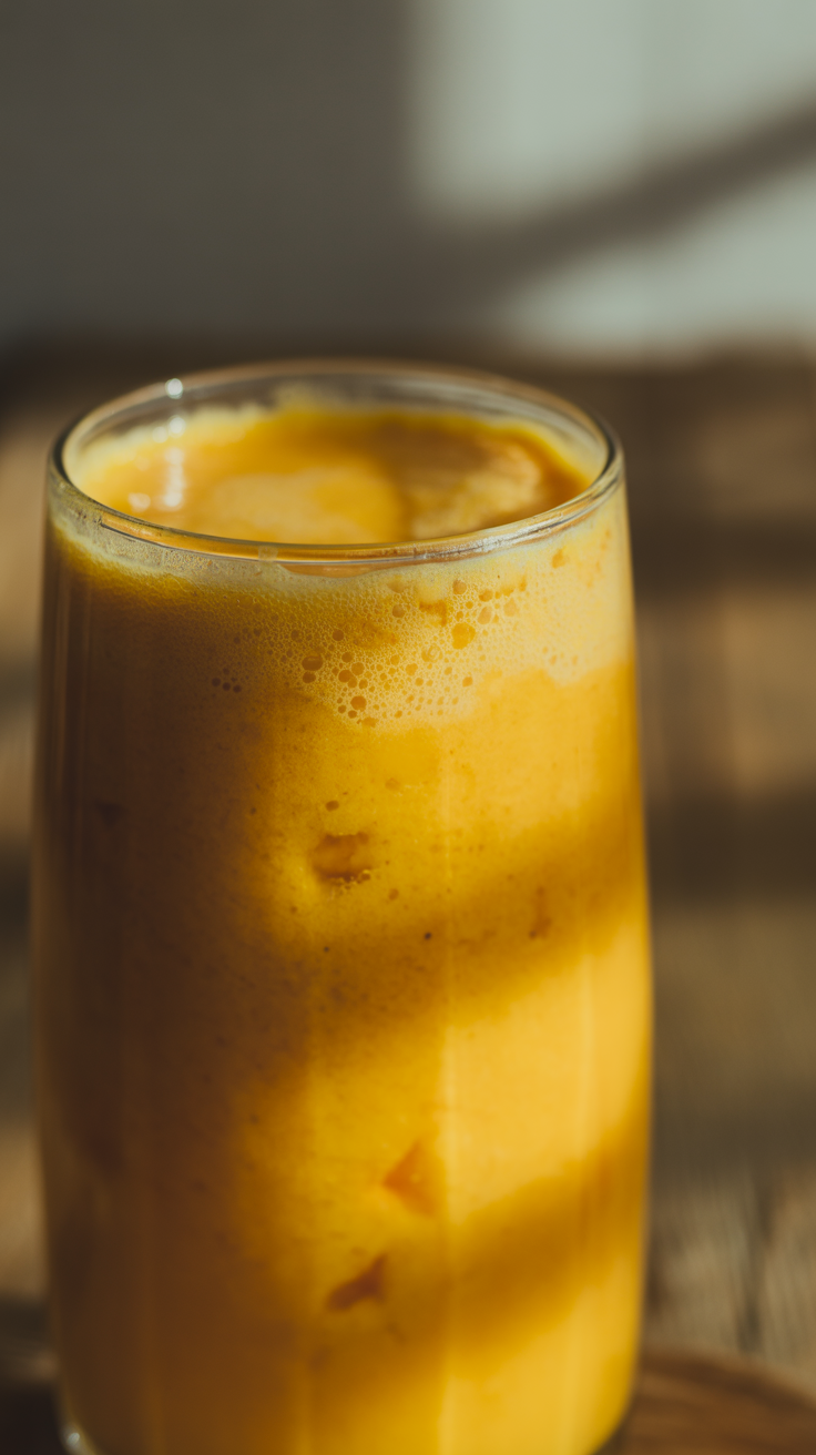 Mango Smoothie with Water - mango smoothie blender