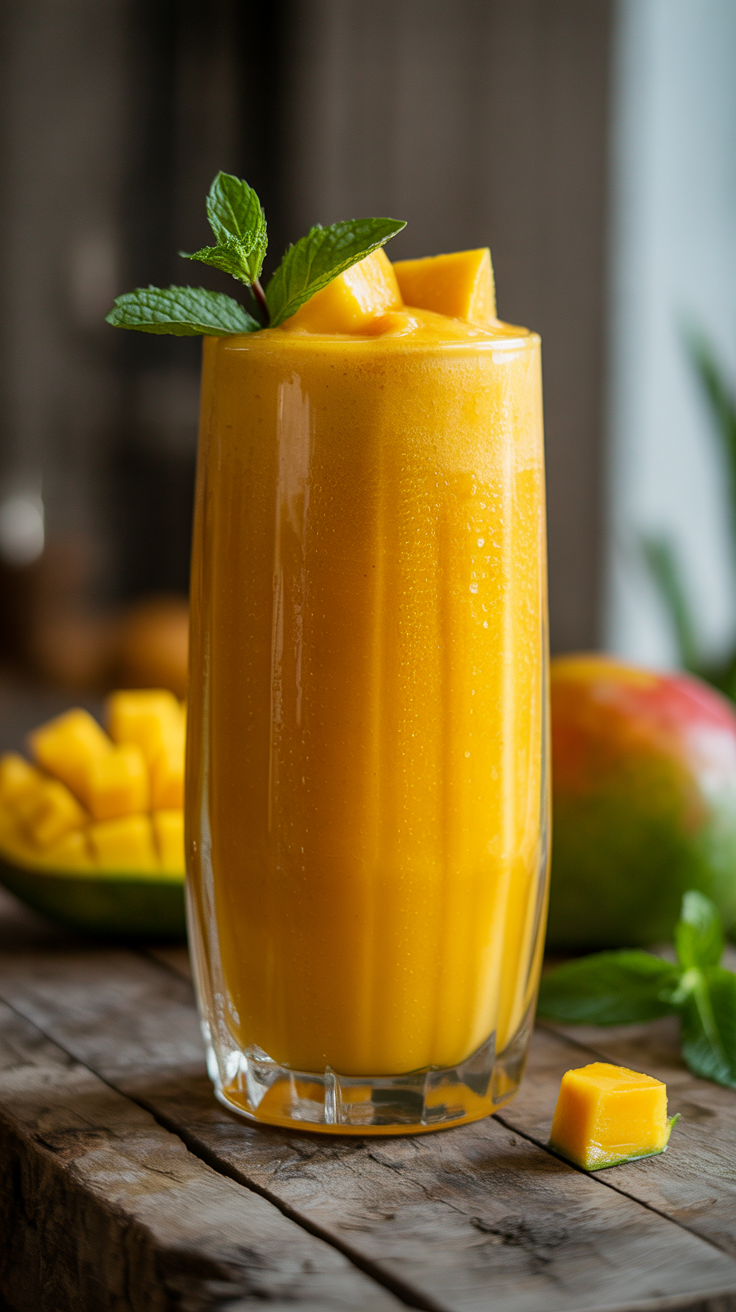 Mango Smoothie Without Banana - mango smoothie bowl