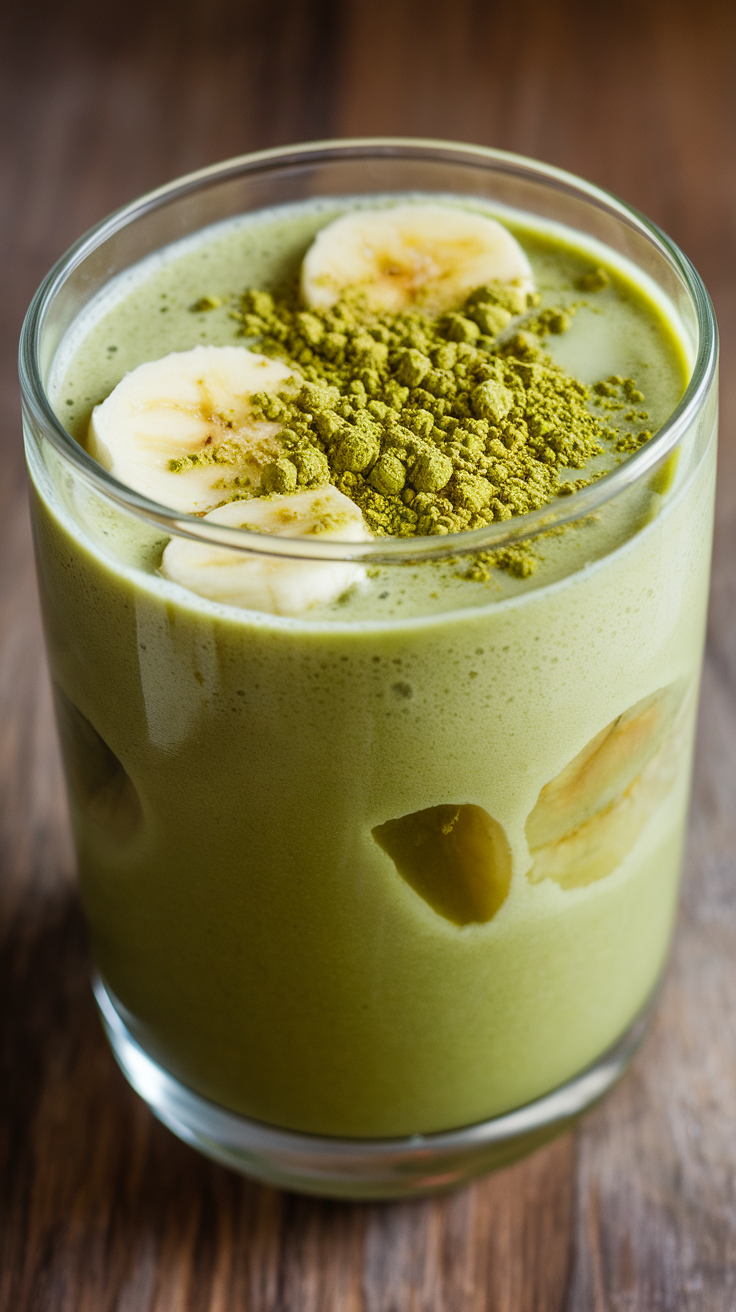 Matcha Banana Smoothie for a Creamy Green Energy Boost - matcha banana smoothie blender