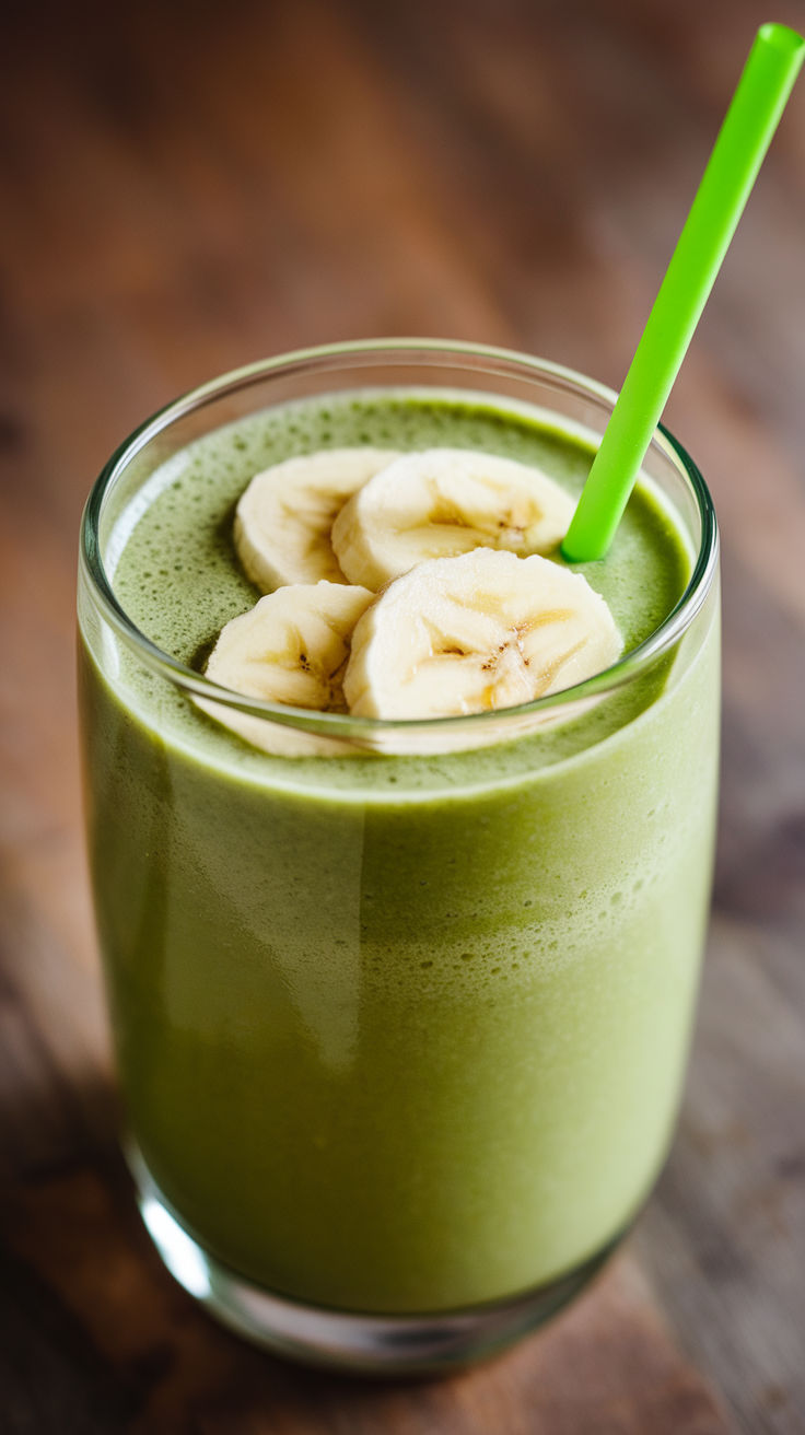 Matcha Banana Smoothie for a Creamy Green Energy Boost - matcha banana smoothie ingredients