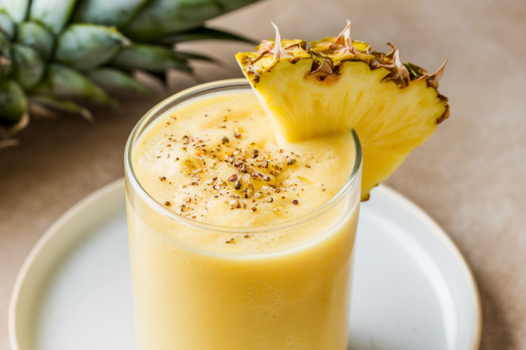 Pineapple Ginger Smoothie for a Fresh Tropical Kick - pineapple ginger smoothie