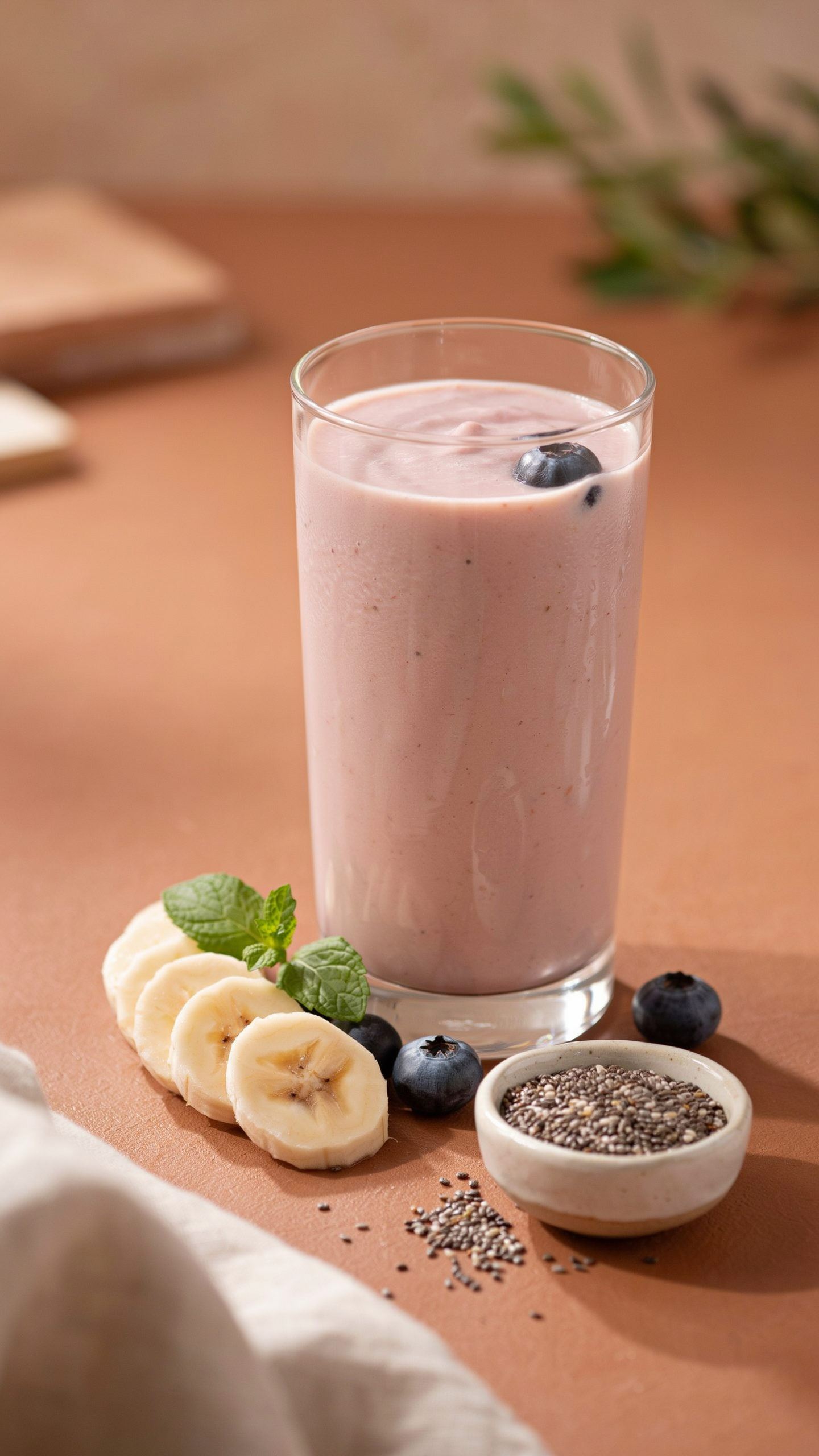 Blueberry Banana Weight Loss Smoothie for Breakfast
