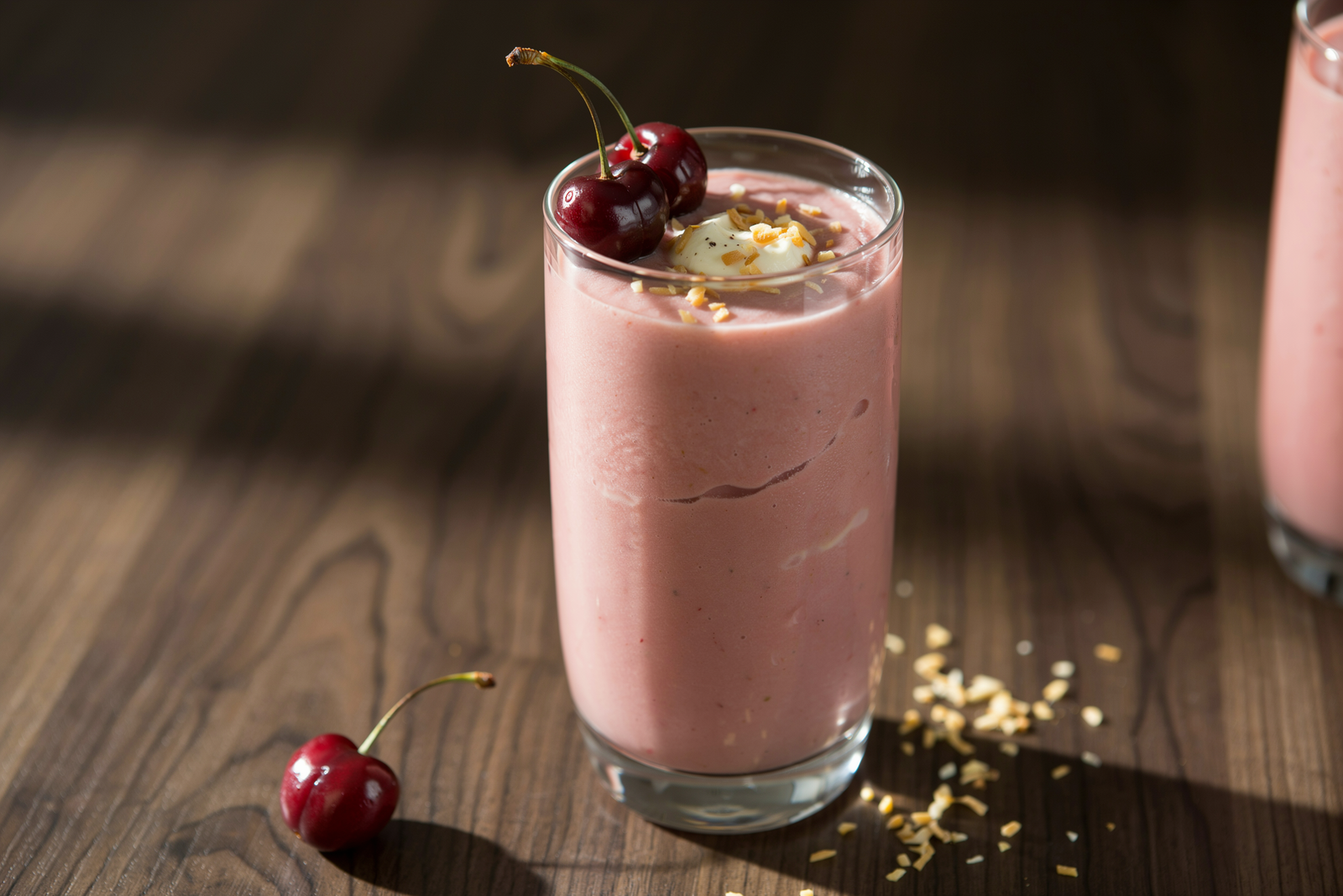 Cherry Coconut Vanilla Smoothie