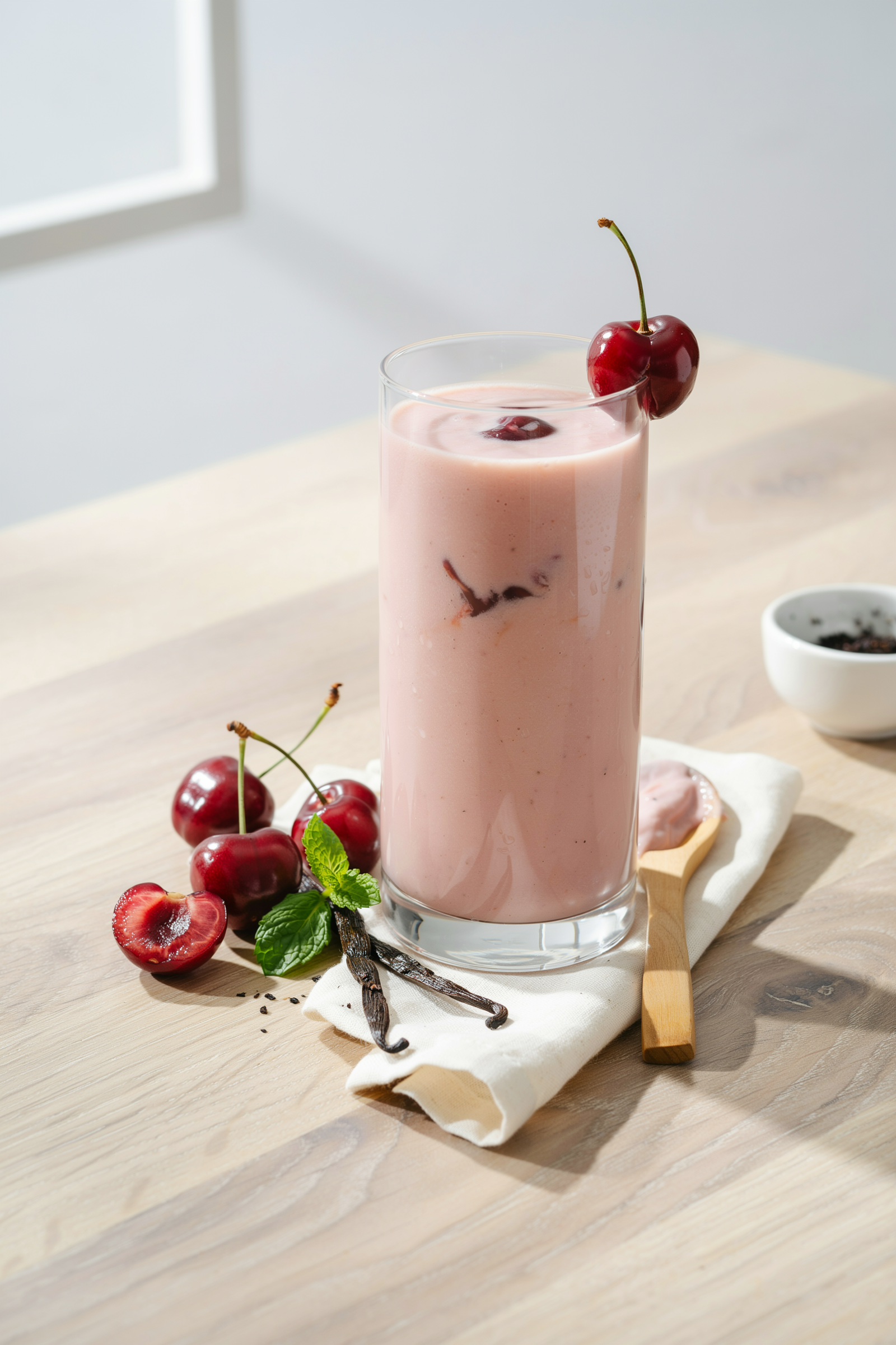 Cherry Vanilla Smoothie That Tastes Like Dessert