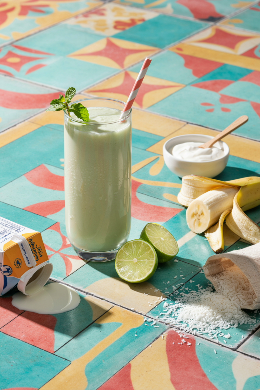 Coconut Lime Yogurt Smoothie