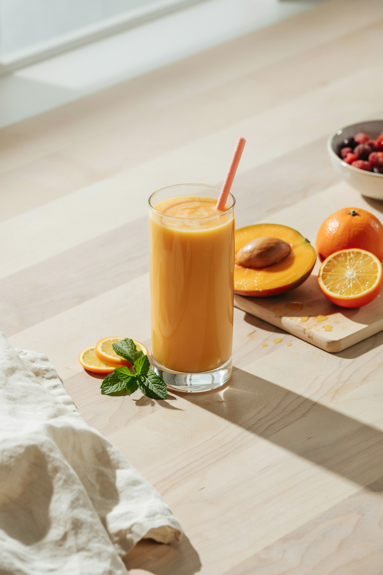 Creamy Mango Orange Smoothie