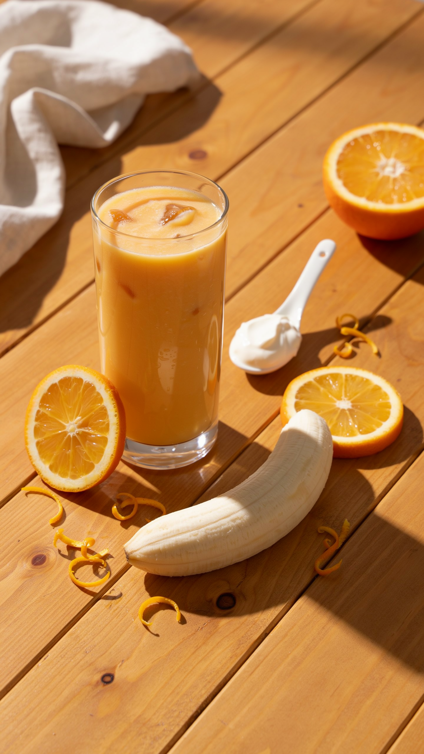 Creamy Orange Banana Smoothie for a Sunny Snack