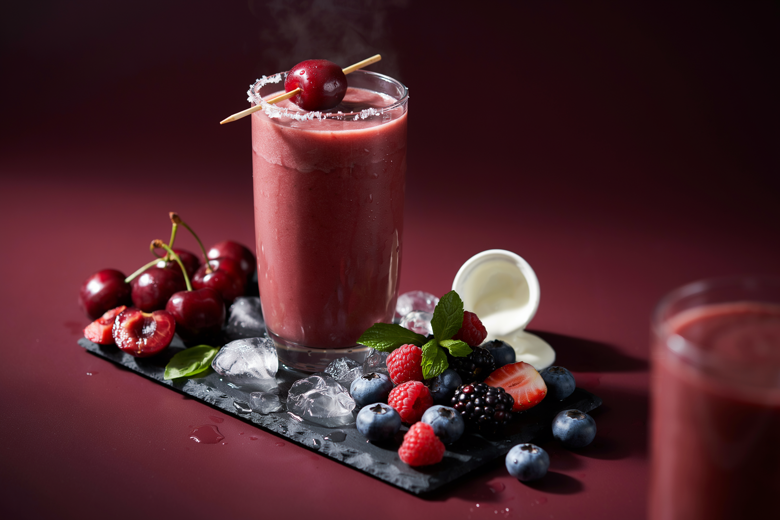 Frozen Cherry Berry Smoothie