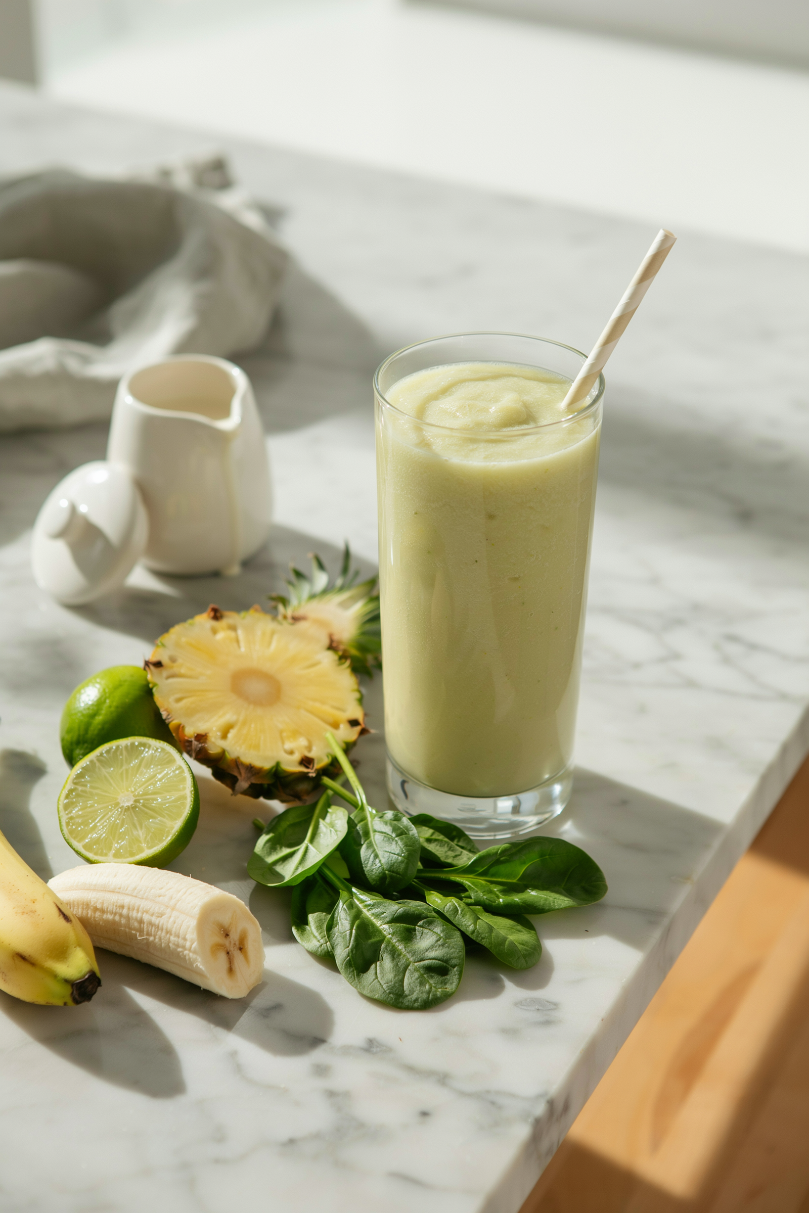 Frozen Pineapple Lime Smoothie