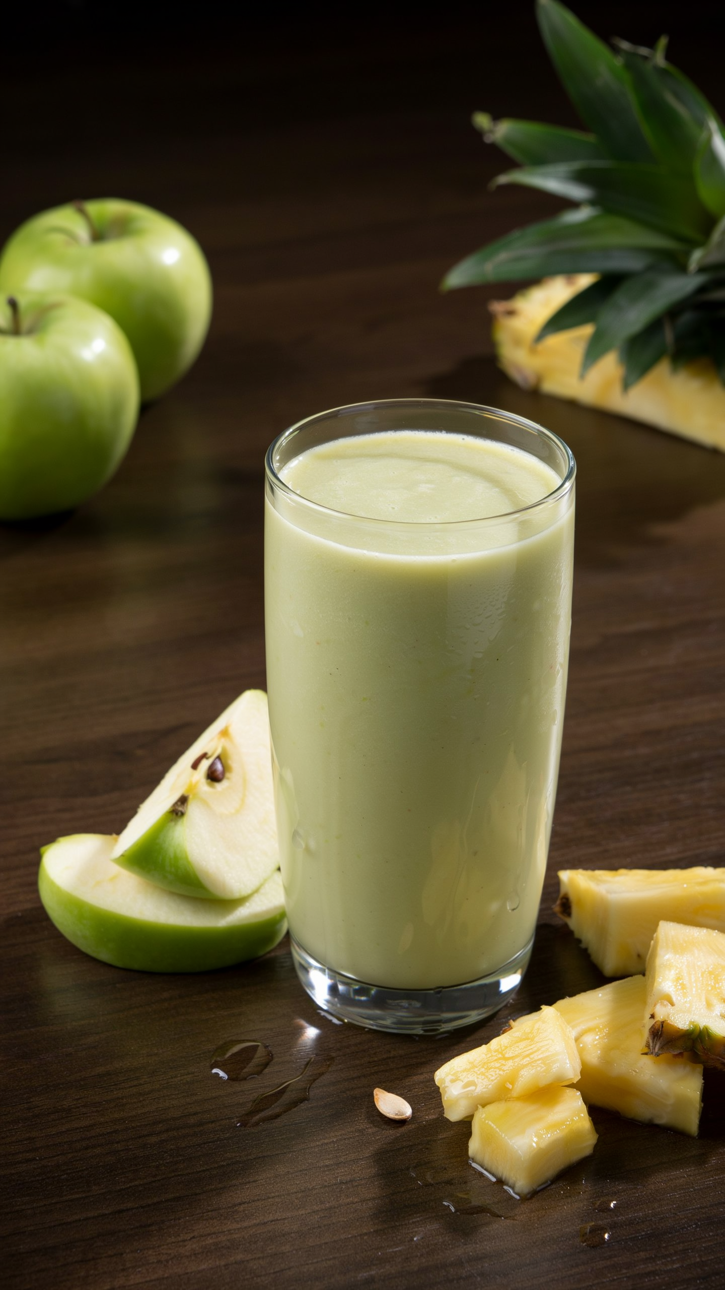 Green Apple Pineapple Smoothie That Tastes Fresh