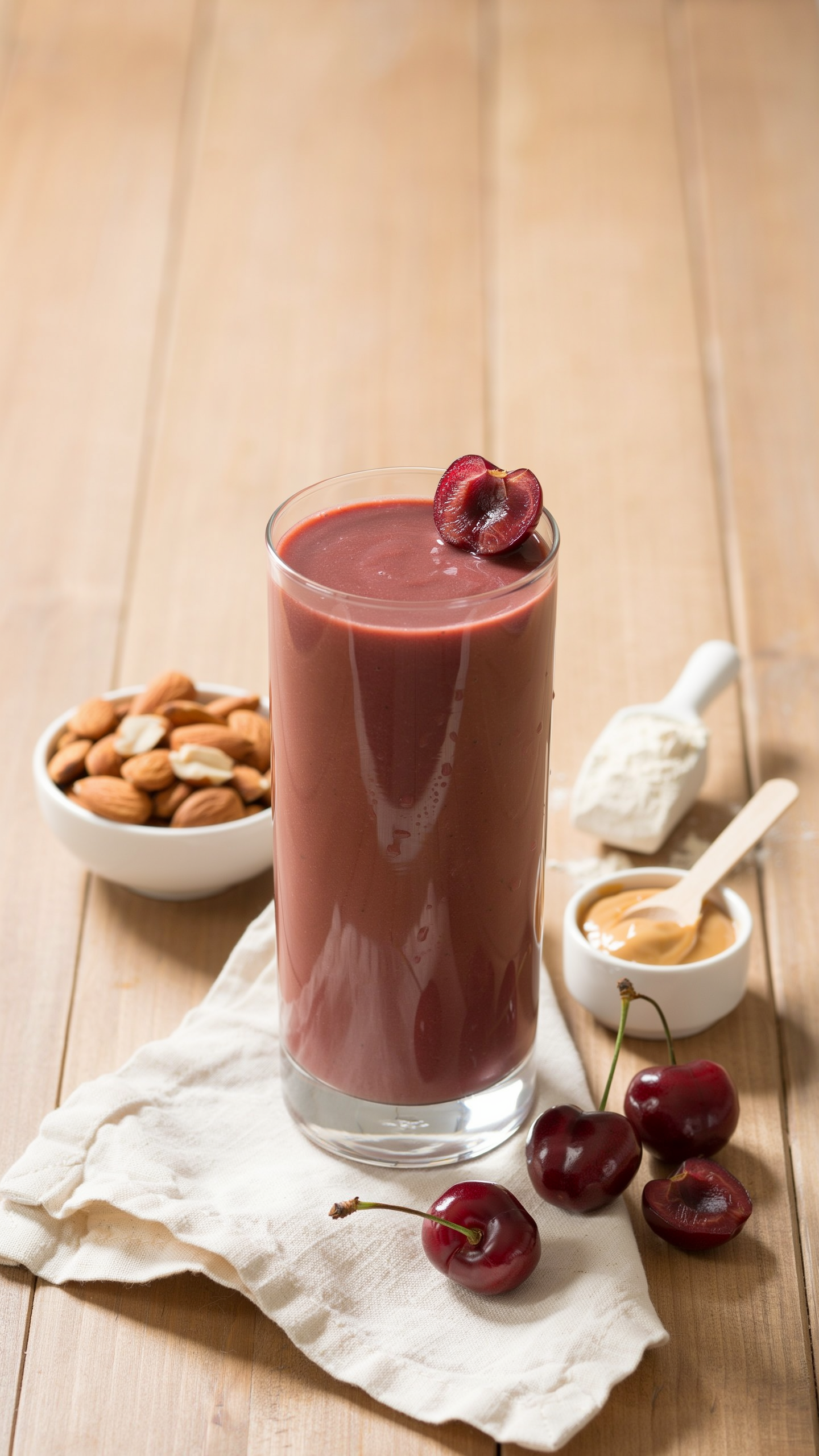 High-Protein Cherry Almond Smoothie