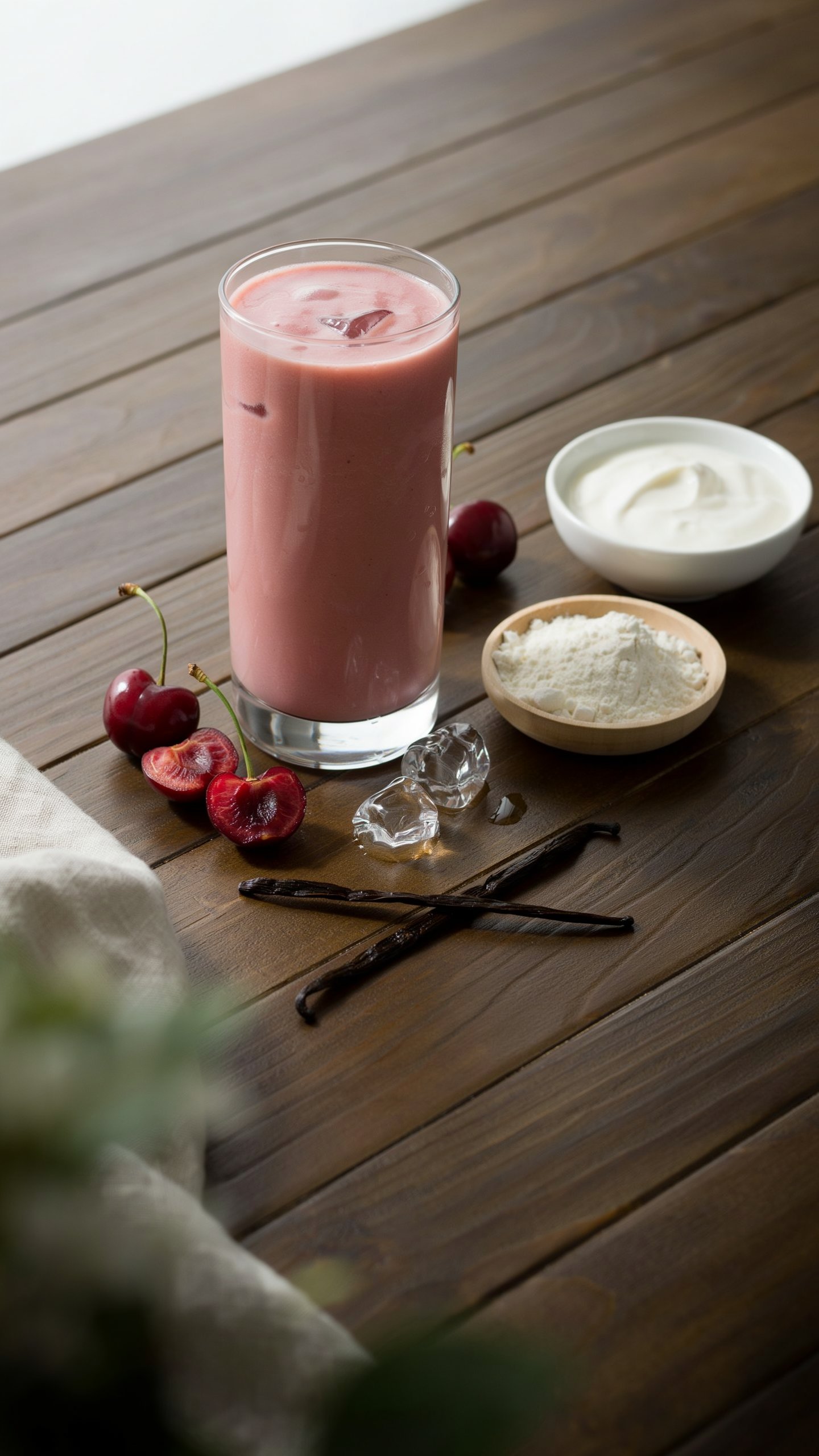High-Protein Cherry Vanilla Smoothie
