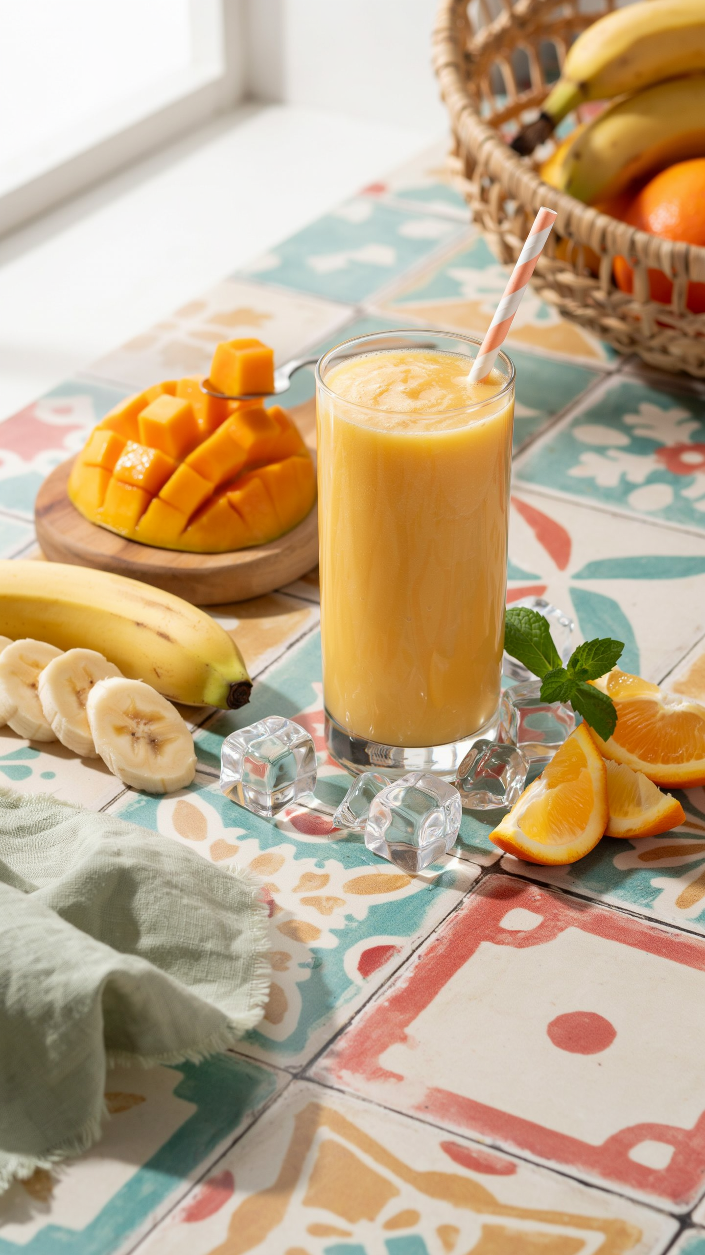 Mango Banana Orange Smoothie