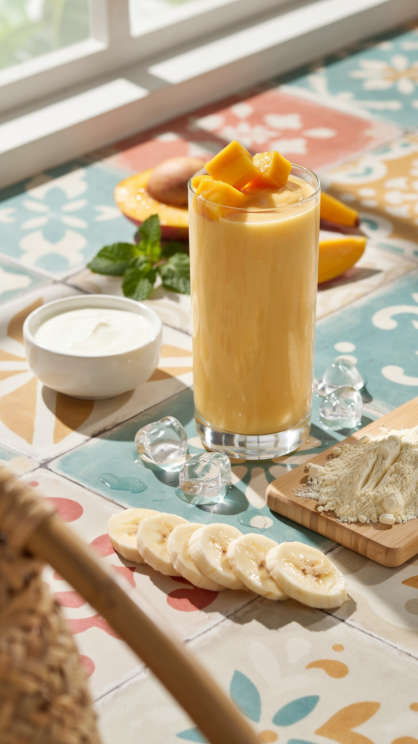 Mango Greek Yogurt High-Protein Smoothie