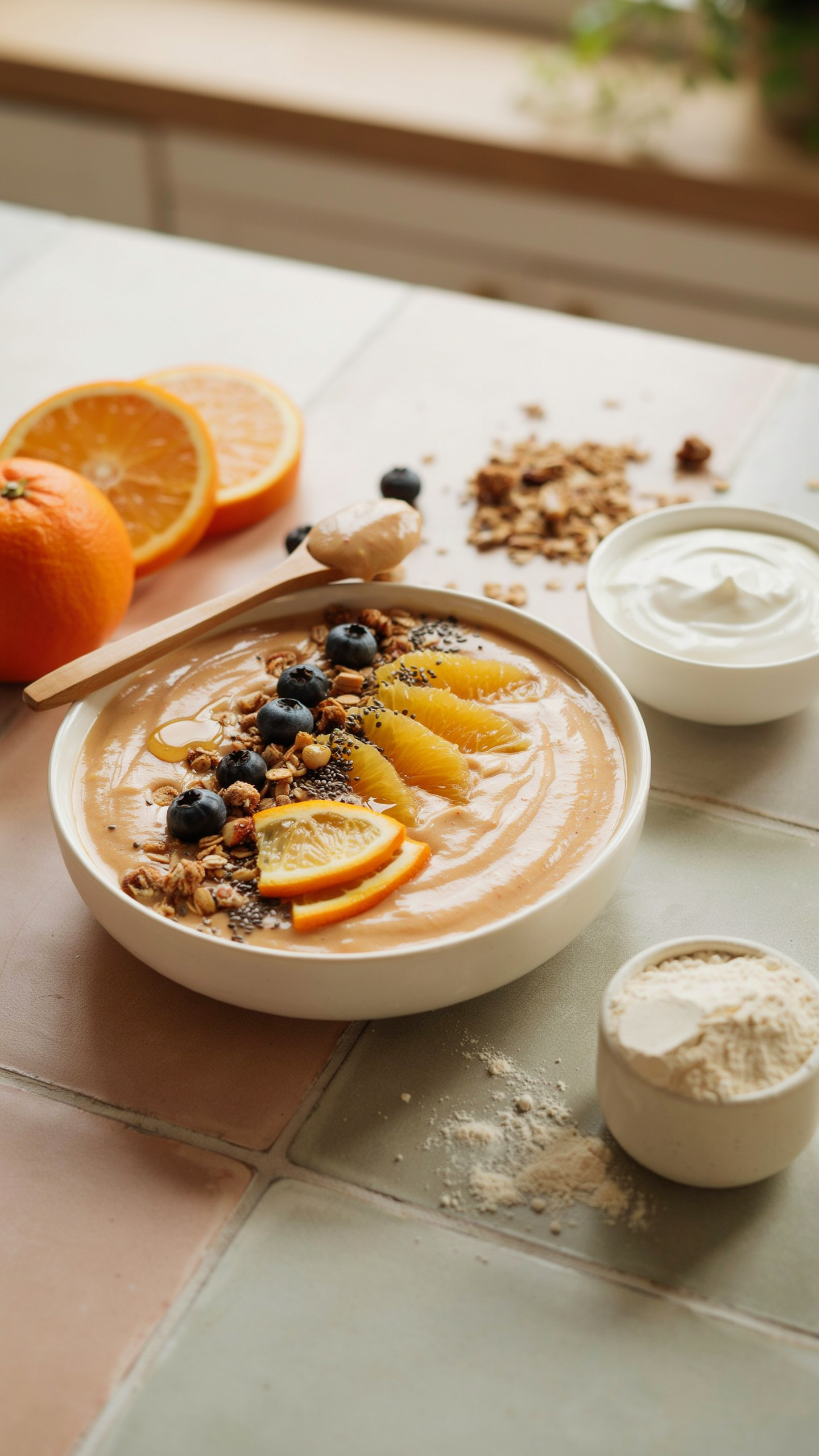 Orange Cream Protein Smoothie Bowl